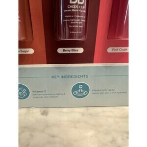 PURLISSE Blush Balm BB Cheek + LIP DUO Cream Blush + LIP Color NIP - Set of 3